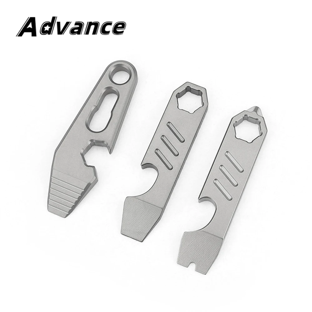 Titanium Mini Bottle Opener Multi-Tool Titanium Alloy Outdoor EDC Key Chain multi function tool wine bottle opener tactical keychain keychain tool
