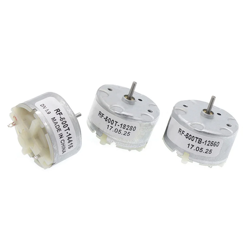 1Pc Micro Dc Motor Rf-500Tb 12560 14415 18280 Mini Micro Motor Motore Elettrico In Metallo Per Motore Umidificatore Dispenser Di Fragranze