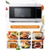 0.9 Cu Ft Microwave with 10 Power Levels with Digital Controls, Countertop Microwave with Timer and Quick-Touch Menu, White 2