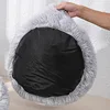60cm Plush Pet Nest Winter Cat Nest Dog Nest Warm Detachable and Washable Round Cat Nest Pet Bed Seasonal Universal Decoration 6