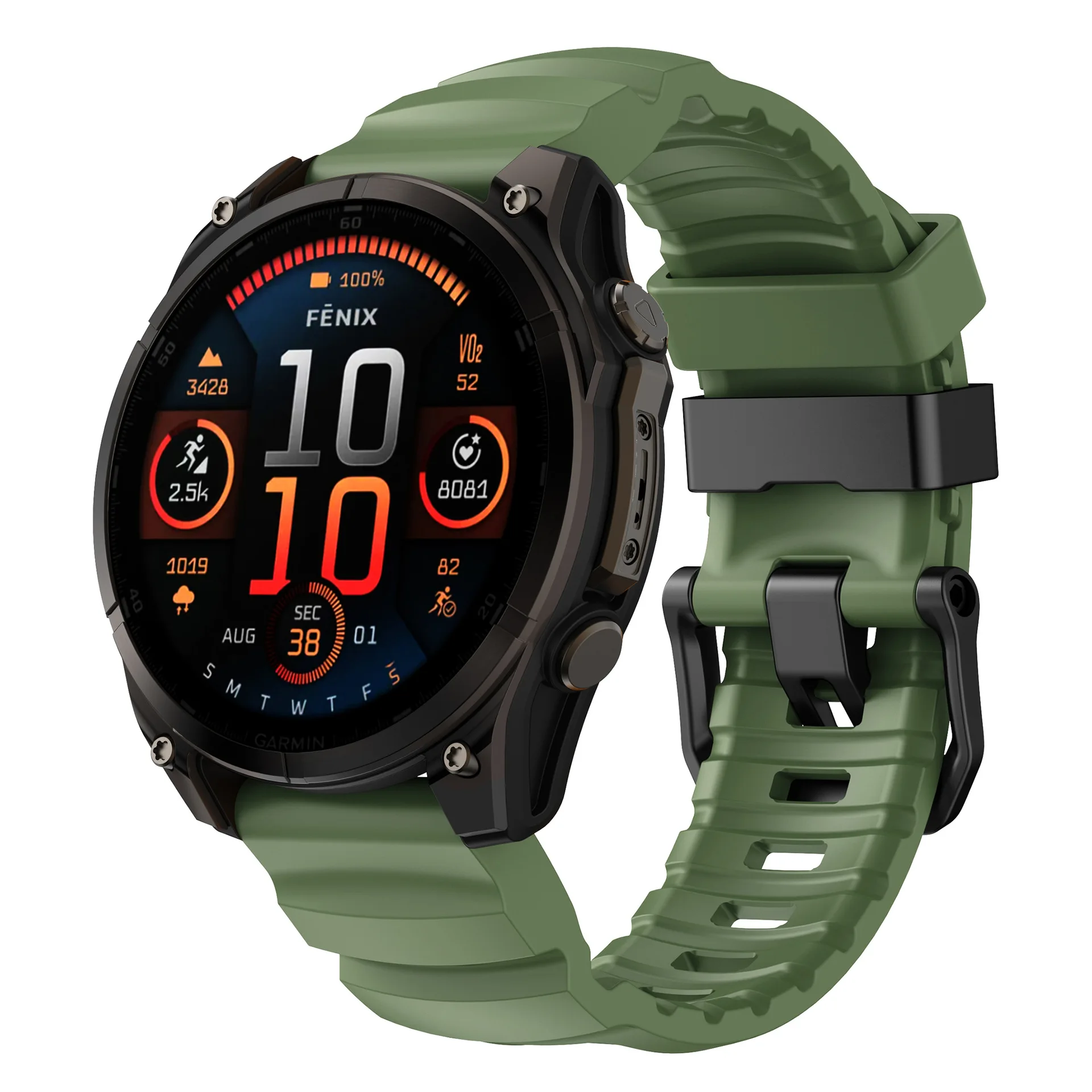 Premium Silicone Strap for Smartwatch - Durable QuickFit Band in Various Sizes