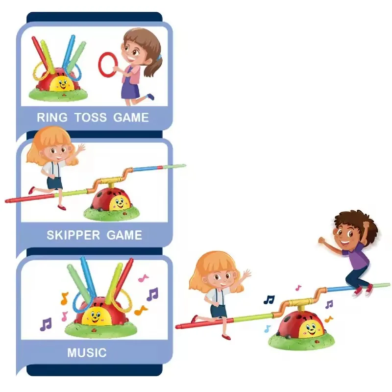 Sq 3 In 1 Ladybug Toy, 3-in-1 Ladybug Exercise Jump 'n Toss | Cuotas sin interés