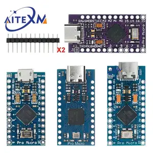 Pro Micro ATMEGA32U4 5V/16 МГц модуль с Загрузчиком для arduino Мини USB/Micro USB с 2 ряда штыревой разъём для arduino