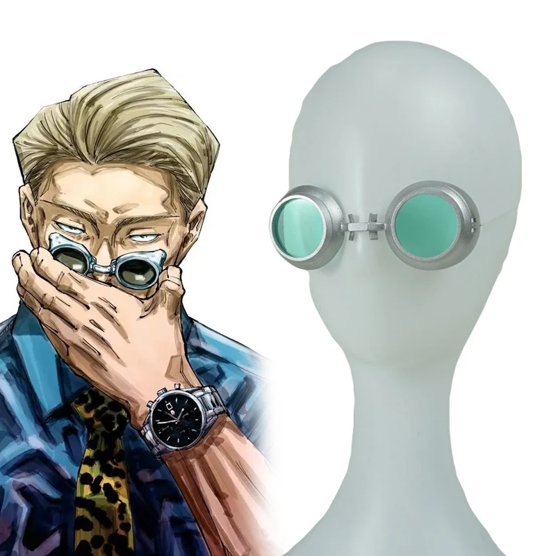 Nanami – Gafas Steampunk Retro Y Corbata, Accesorios De Cosplay Anime, Pack De 12 Piezas Con Calcomanías, Ideal Para Halloween