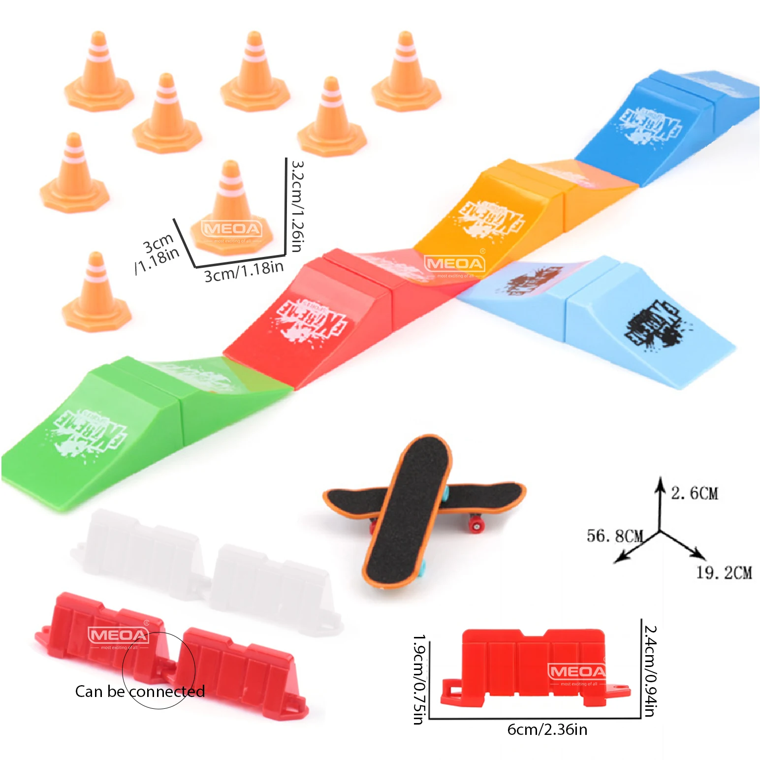 직업 손가락 탑승 DIY 램프 공원 손가락 스쿠터 손가락 스케이트 보드 금속 다리 스케이트 트럭 아이 포켓 장난감 선물