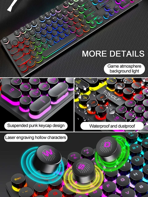 Illuminated Wired Gaming Keyboard 4