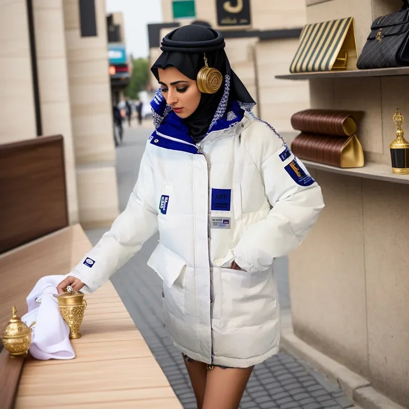 

Winter Jacket Casual Women's Parkas Fashion Hooded Snowsuit Long Sleeve Korean Female Clothing Loose 2023 New Coats