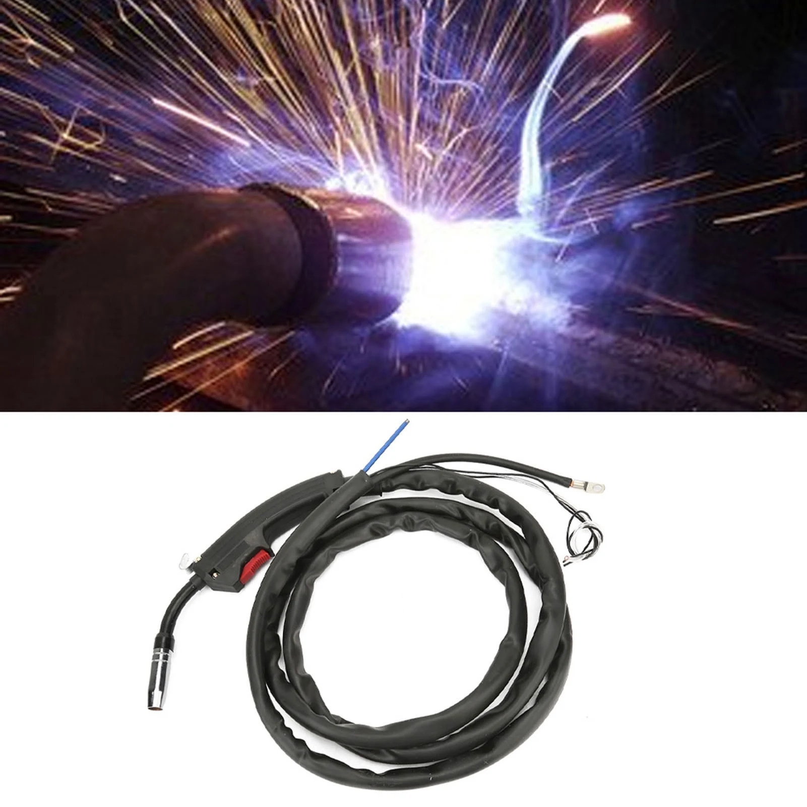 CO2 Gas Protective Welding Gun Assembly 2 Meters Fit MIG130 0.8~1.2mm MB14 Torch MIG Welder Gun 14AK MB14 welding torch