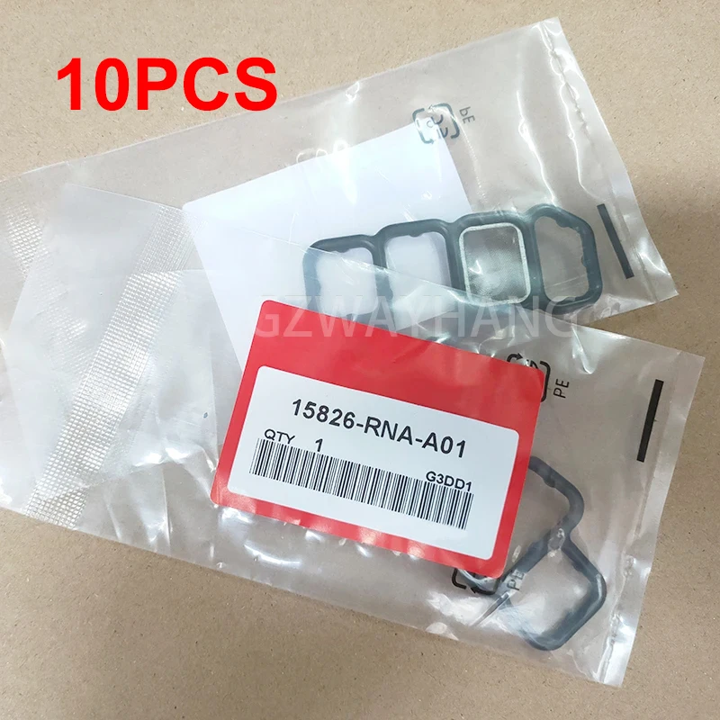 10PCS VTEC Solenoid Gasket Spool Valve Filter Element 15826-RNA-A01 15826 RNA A01 15826RNAA01 For Honda Civic 2006-2014 Accord