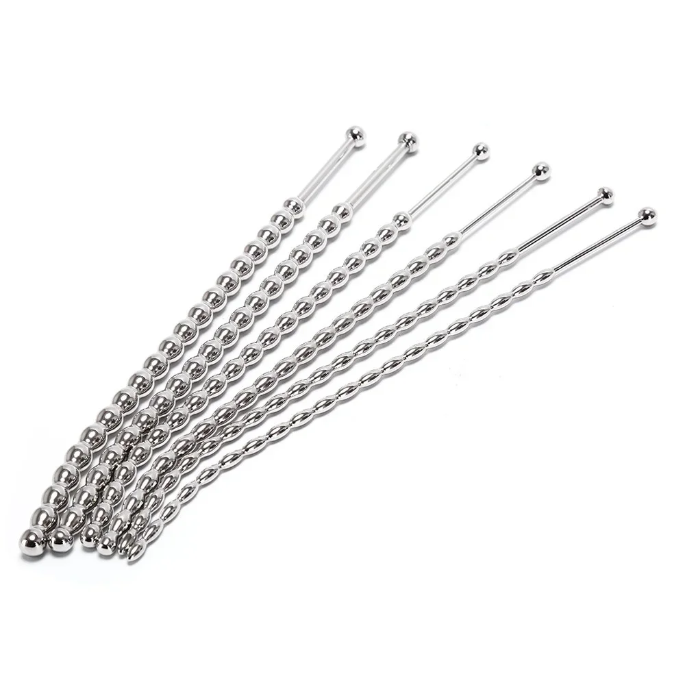 Stainless Steel Urethral Amplifier WAKEWAY for Sound Production Penis Plug Urethral Bead Toy Male Catheter Plug