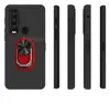 For CAT S75 Back Case Finger Ring Soft TPU Silicone Case For Motorola Defy 2 6.58 inches Bracket Phone Cover 2