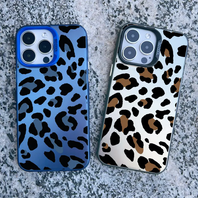 Modische Kreative Leoparden-Handyhülle für iPhone 17 16 14 15 Pro Max Plus 11 12 13 Mini Pro Max Stoßfeste Laser-Rückabdeckung ﻿ Funda – Detail 11