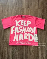 Hip Hop Two Piece Set Hand Graphic Short Jeans Harajuku Y2k Tops Tracksuit T Shirt men Streetwear Couples Fashion Shorts 2
