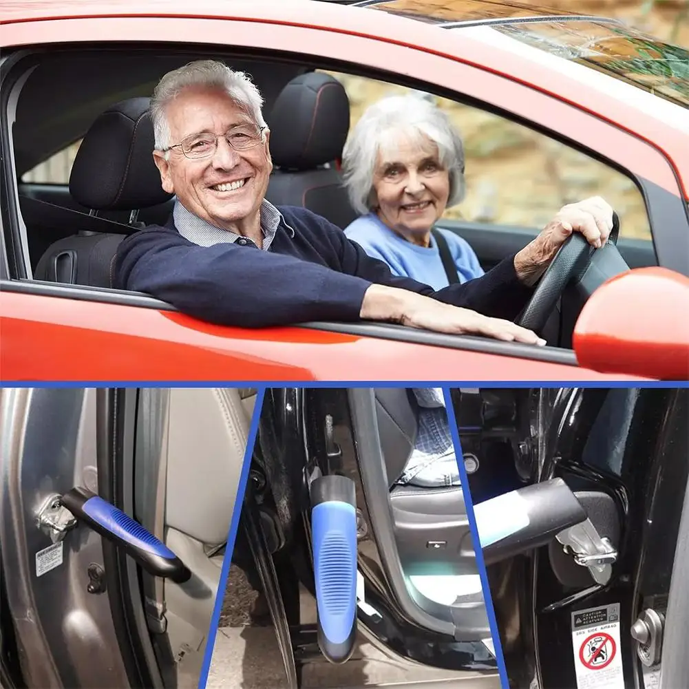 2-in-1-Autotür-Assistent-Griff, multifunktionale Fahrzeug-Stützgriffe, Fensterbrecher, tragbare Kfz-Autogriff-Assistent – Detail 7