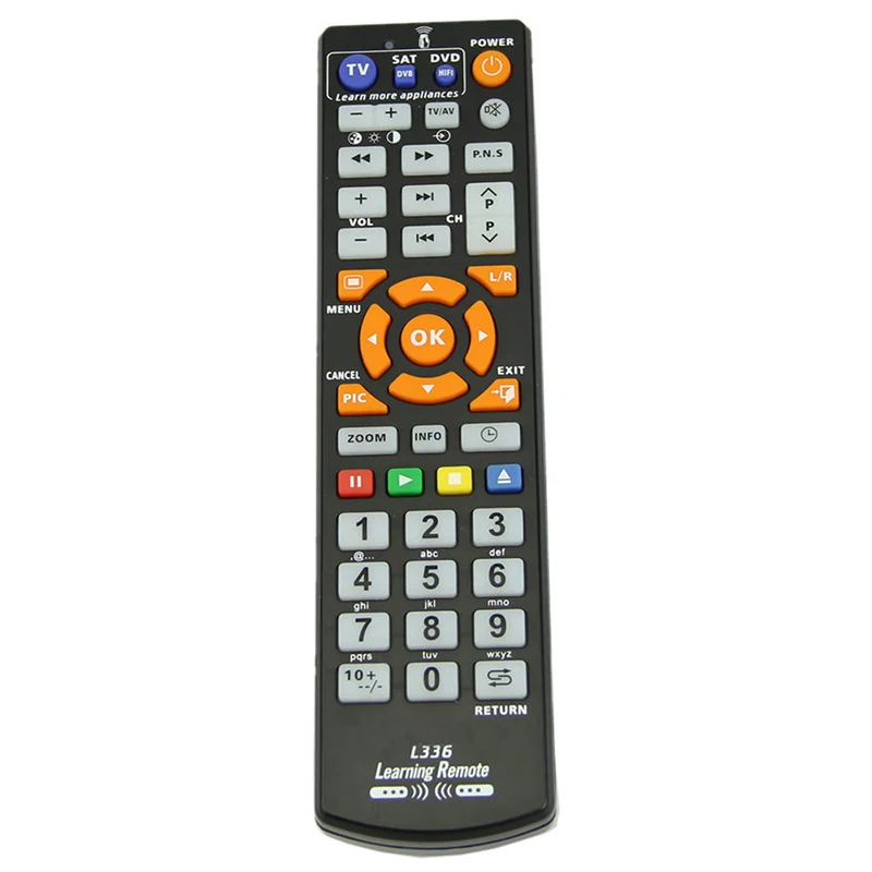 *1Pcs L336 TV BOX CBL DVD SAT 액세서리용 학습 기능이 있는 범용 스마트 리모컨
