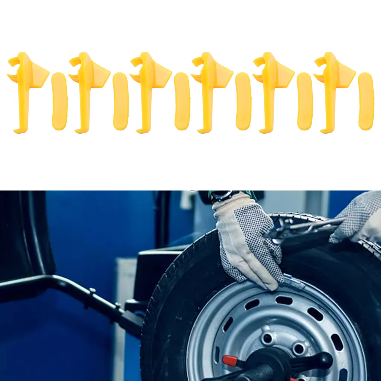 

Tire Repair Tool Tyre Changer Tire Changer Accessories Universal Opening Yellow Nylon Machine-Parts High Quality
