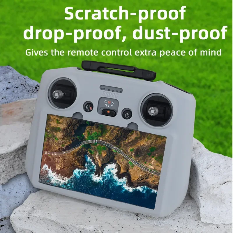 Remote Control Case for DJI AIR 3 / Mini 4 PO RC 2 Scratch-Proof Protective Silicone Cover Sleeve Camera Drone Accessories