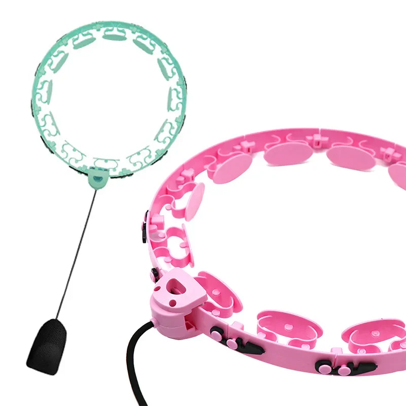 Waist Adjustable Sports Hoop Weight Loss Thin Waist Removable Massage Hoop Home Gym Fitness Training