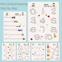 Magical Montessori Tracing Workbook Reusable Pen Control and Tracing Book for Kids Calligraphy and Drawing Educational Toys 2