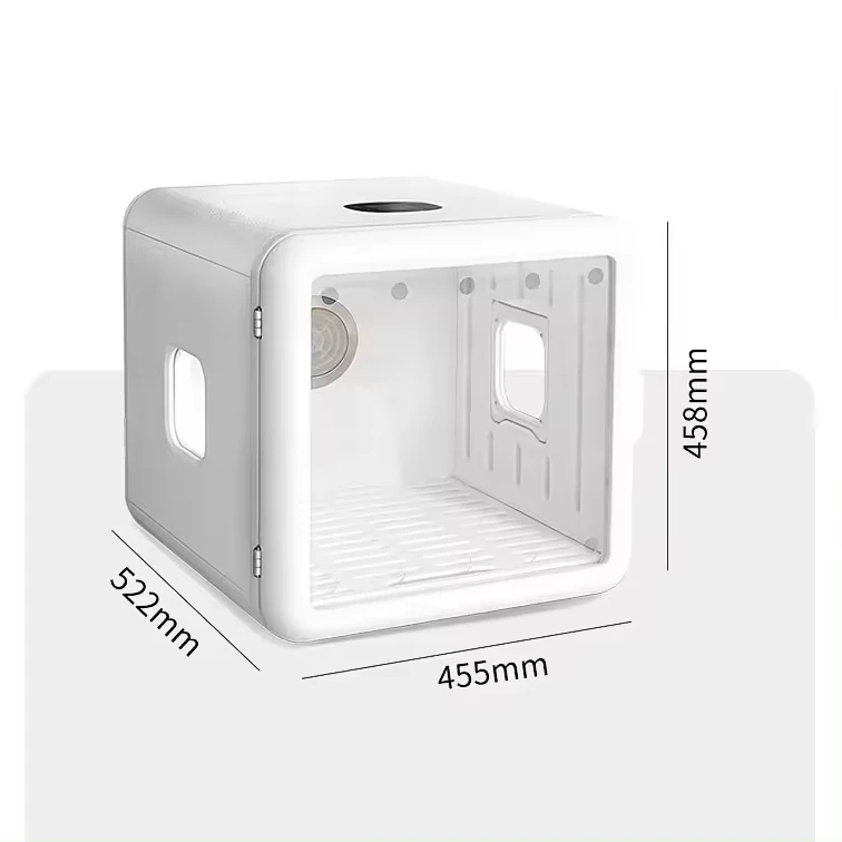 1200W Noise Fast Pet Dryer Low & Efficient Smart Temperature Control Dogs Cats Dryer Box UV Ozone Sterilization Dog Accessories
