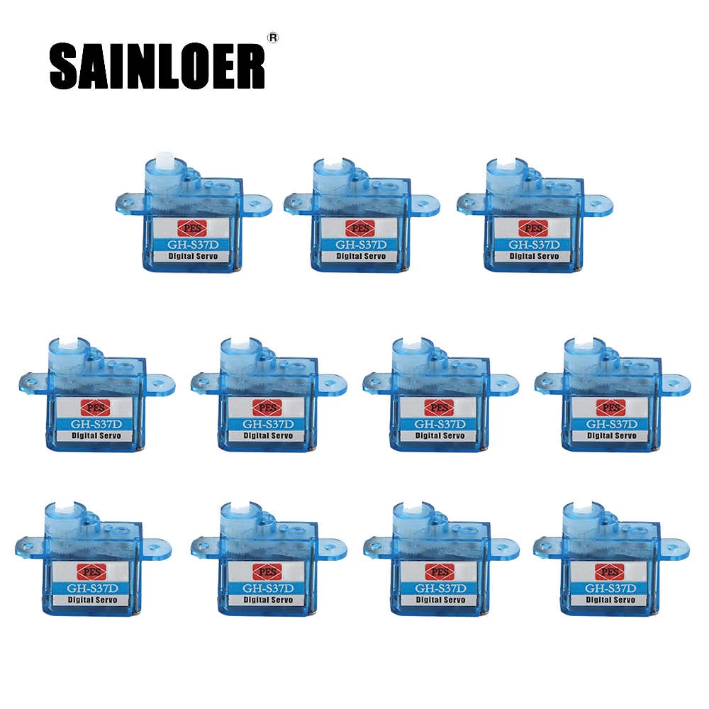 Gh-S37D 2/4/5/10/20 Pcs 3.7G Servo Digitale Mini Micro Servo Per Aereo Rc Trex 250 Elicottero Barca Auto Robot