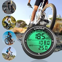 Compteur de vitesse de vélo filaire, étanche, de forme ronde, écran rétroéclairé, odomètre de vélo, ordinateur de vélo 6