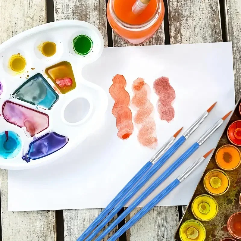 Sets of 2-20 Pieces Painting Pen Drawing Paint Brushes Painting Art Supplies Brush Materials By Number Arts Crafts Sewing Home