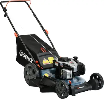 LSPG-M7 21-Inch Gas Push Lawn Mower with 140 cc 4-Cycle Briggs & Stratton Engine, Bagging, Mulching 1