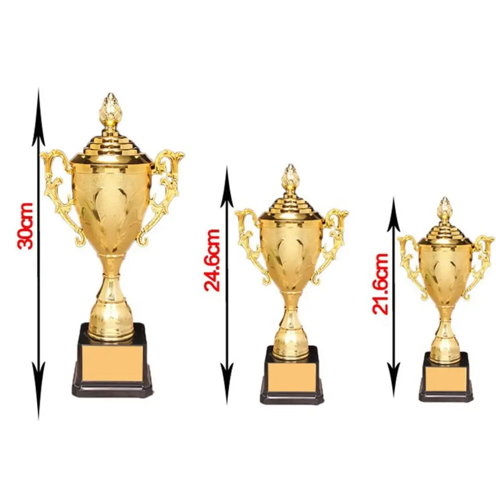 Children's Gold Trophy Awards School Rewarding Supply Competition Soccer Winner Award Trophy Toy Plastic Model Small Prize Cup plastic trophy toys