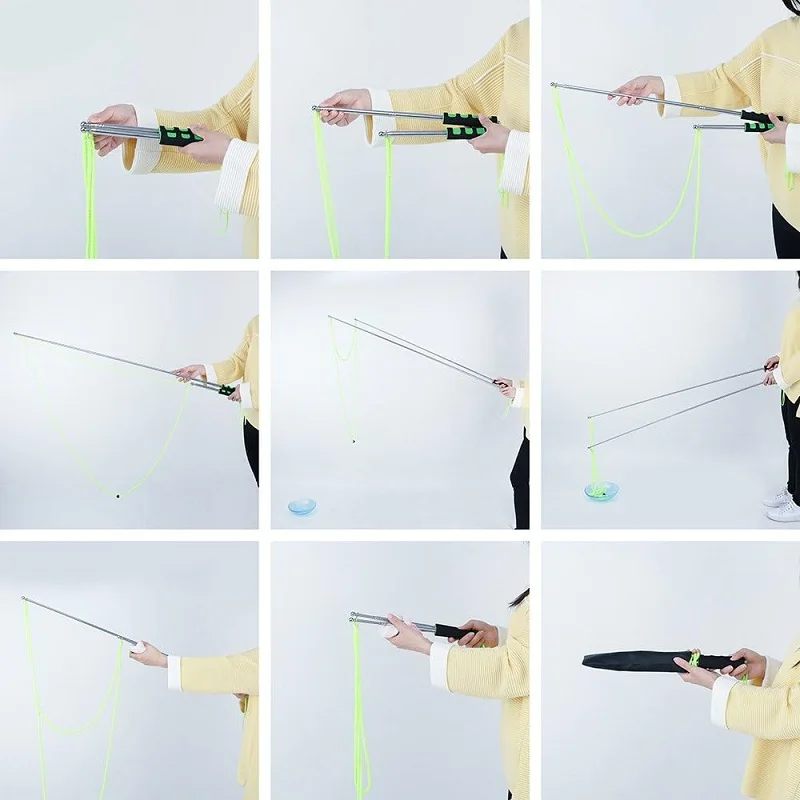 3 Style Bubble Rope Stainless Steel Giant Bubble Maker Wand Telescopic Design Bubble Party Favors Outdoor Activity for Children 3