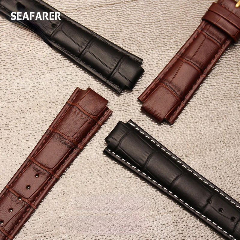 Für lv Uhren armband für Louis Vuitton Tambour Serie Mund 10 12mm Armband  Herren Damen q114k q1121 Echt leder Uhren armband - AliExpress