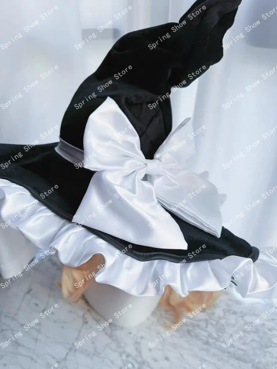 東方プロジェクト 霧雨魔理沙 コスプレ衣装 小道具 キャップ アニメ 黒