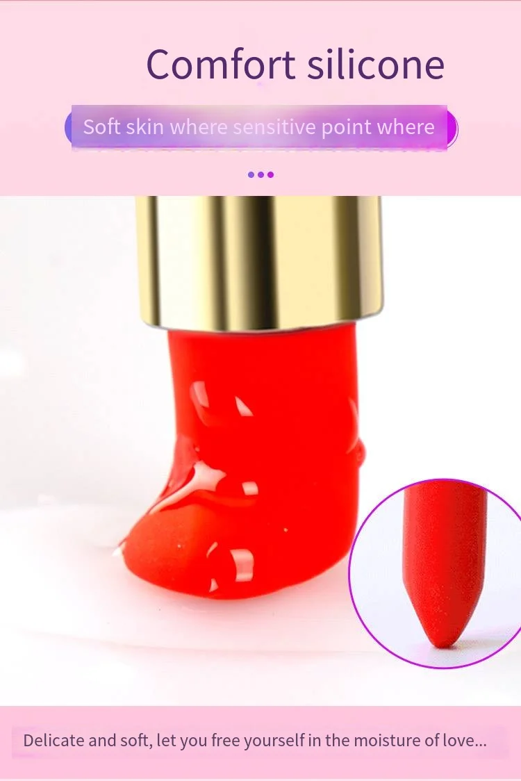 Vibrazione a 10 frequenze rossetto che salta uovo ricaricabile masturbatore femminile orgasmo vibratore mini piccolo AV stic_voghion.com