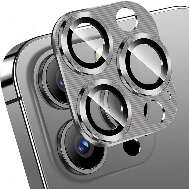 Enhanced Lens Protector Glass - Premium Metal Camera Cover, Scratch-Resistant & Durable Shield