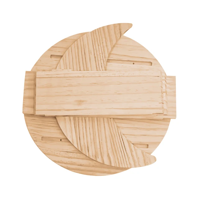 Fa Félhold Hold Polc Falra Szerelt Kristálypolc Kijelző Úszó Holdpolc Tároló Hálószoba Fali Otthoni Dekoráció - Image 2