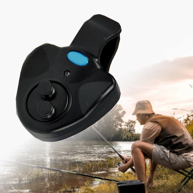 LED Light Fishing Rod Bells Bite Alarm