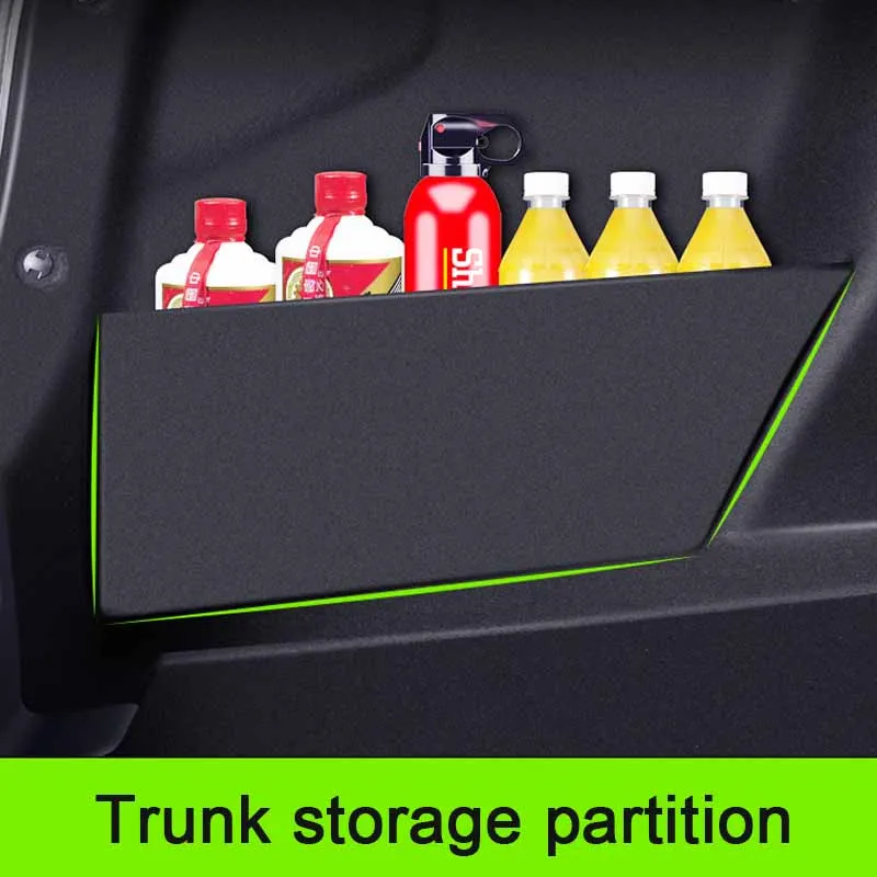 Trunk Partition Parts 2pcs Car Trunk Boot Baffle Box For Chevrolet SEEKER TRAX Crossover-Car Tail Box Storage Baffle