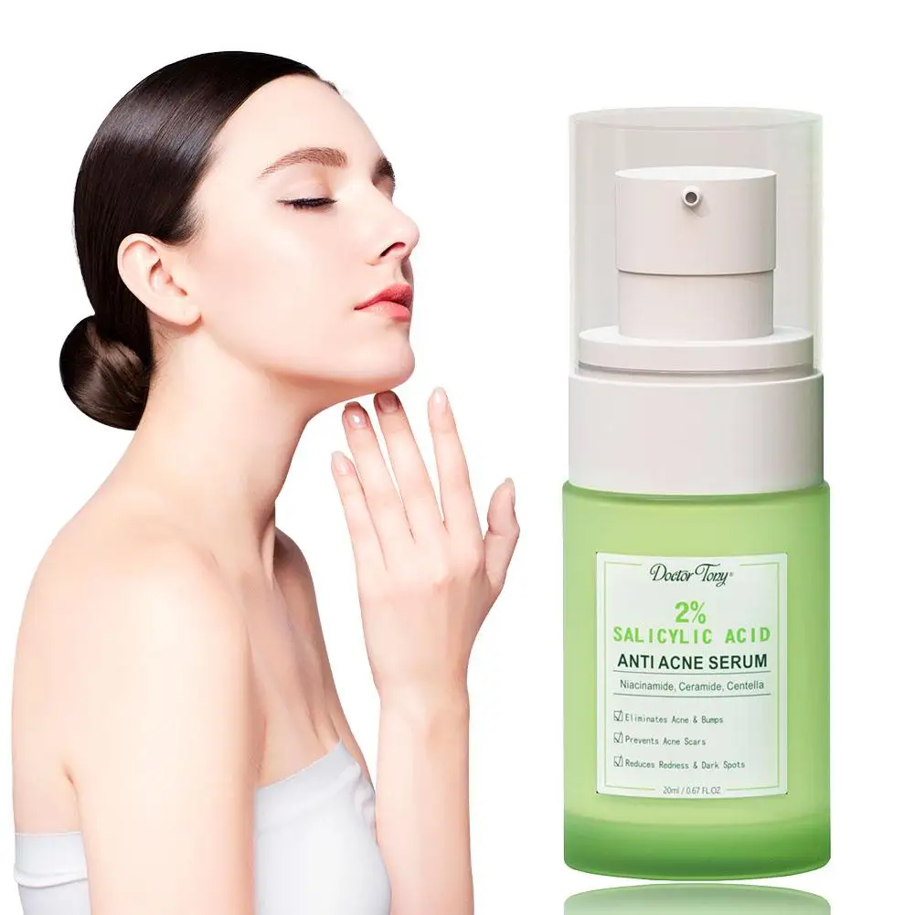 

20ml Pore Shrinking Serum Salicylic Fruit Acid Essence Bghten Moisturizing Whitening Smooth Aging Pores Skin Product Care A Y0O0