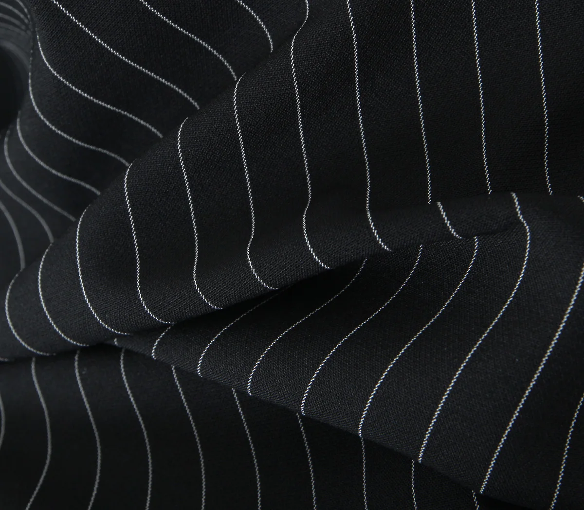 Spring Black Striped Oversized Blazer Women Loose Notched Full Sleeve Suits High Waist Long Flare Pants Halter Tank Tops