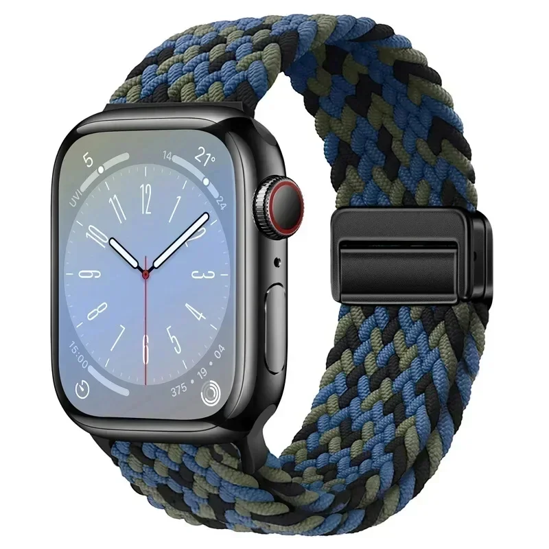 Braided Magnetic Buckle Nylon Strap