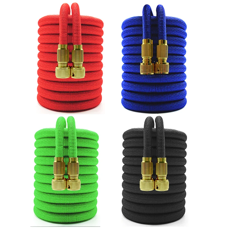 Garden hose expandable magic hose expandable water hose Home garden water hose expandable watering hose high pressure car wash flexible magic pipe garden irrigation tools