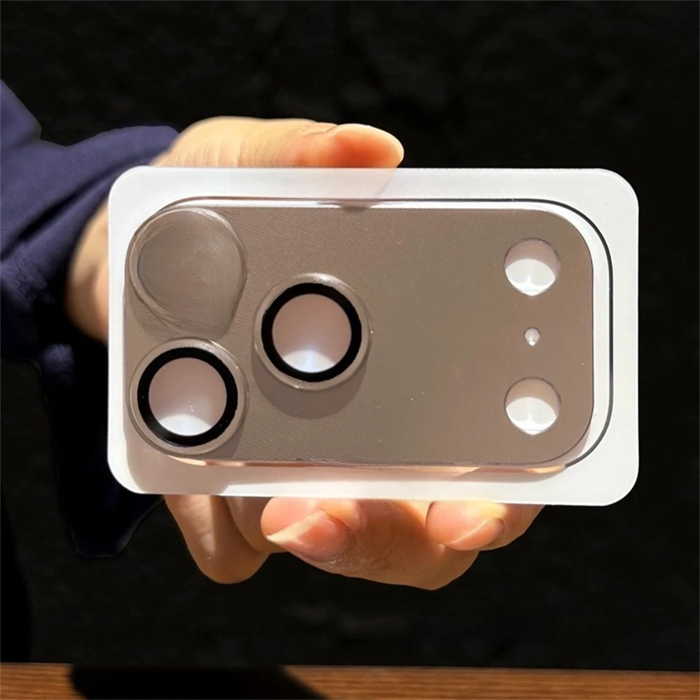 Premium Metal Camera Lens Protector - Tempered Glass Screen Armor