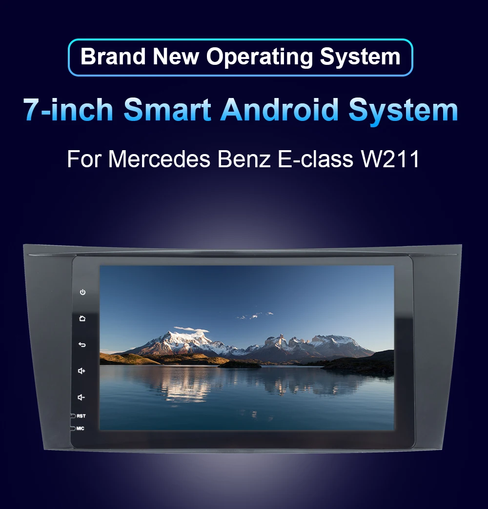 Android Car Radio DVD Player For Mercedes Benz Classe E W211 CLS W219 W463 Touch