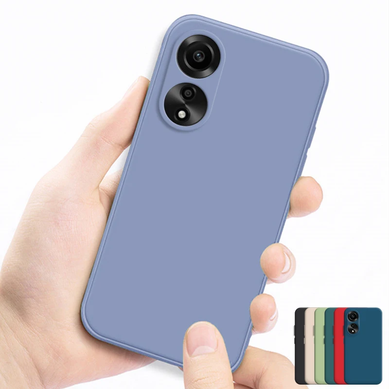 Per Funda Oppo A78 5G Custodia Oppo A58 A78 5G Custodia Protettiva Antiurto Tpu Silicone Liquido Cover Posteriore Oppo A78 5G
