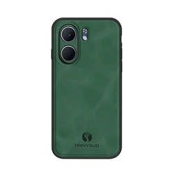 Noble PU Leather Magnetic Phone Case Cover - Elegant and Durable Design for OPPO A5 Pro 5G (Green)
