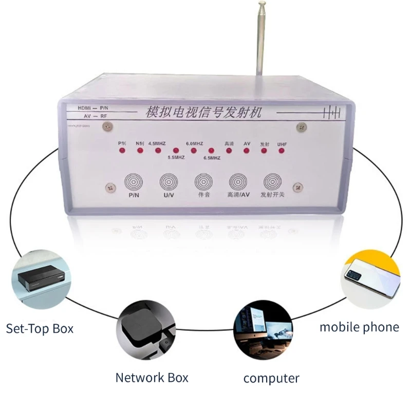 CPDD – dispositif Conversion vidéo pratique, Transmission sans fil, transmetteur Durable