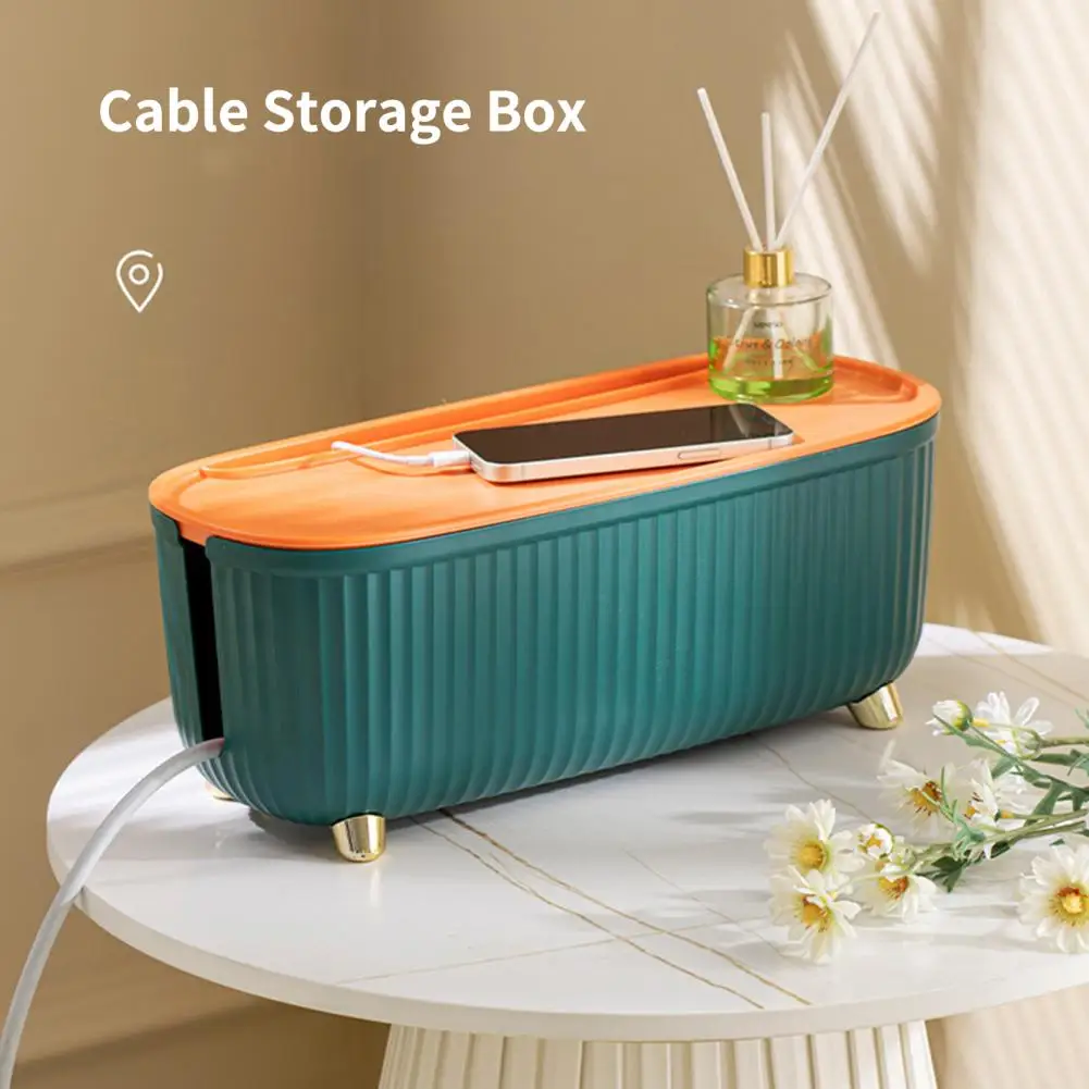 Plastic Table Cable Management Box Cable Management Box Lid Cable