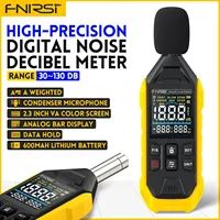 FNIRSI FDM01 Digital Sound Level Meter Audio Level Meter  Sound Meter Decibelimetro 30-130dB Decibel Meter Portable Noise Meter 1