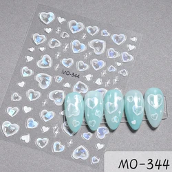 Summer Beach Fantasy Nail Art Stickers - Self - Adhesive Water Bubble & Sea Life Design (02)