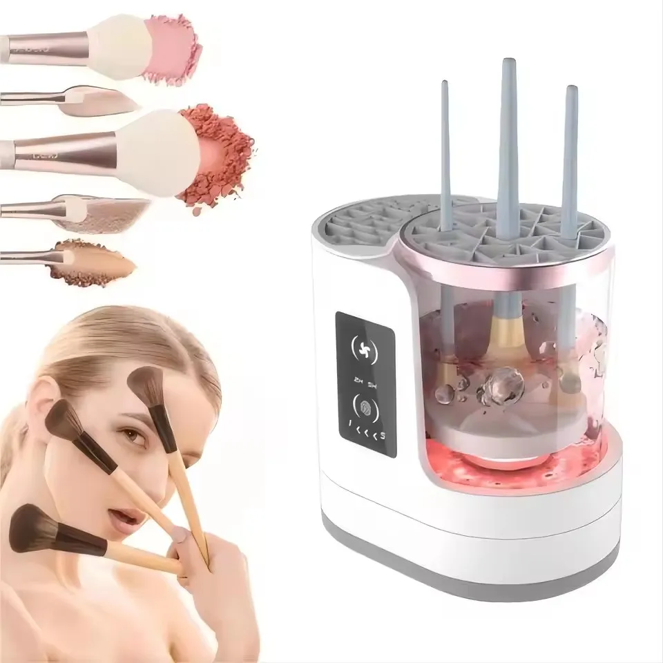 Description Picture 2 of itemAutomatic Makeup Brush Cleaner Electric Makeup Brush Quick Dry Cleaning Tool Makeup Remover Brow Pencil Brush Special Cleaner